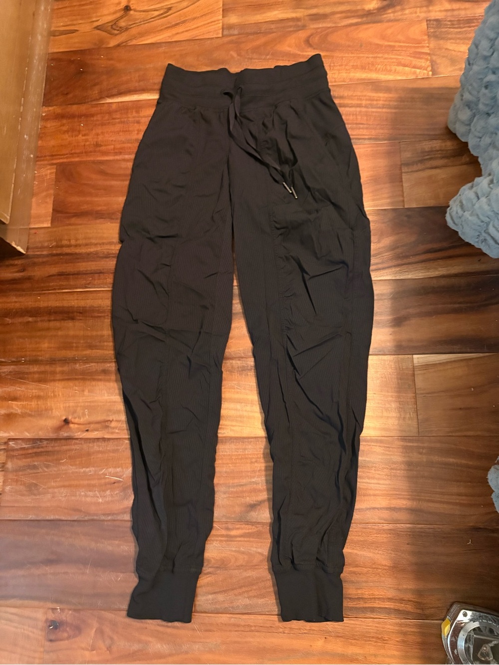 Lululemon Dance Studio Jogger Pants Black Ribbed Waist Cuffed (948)